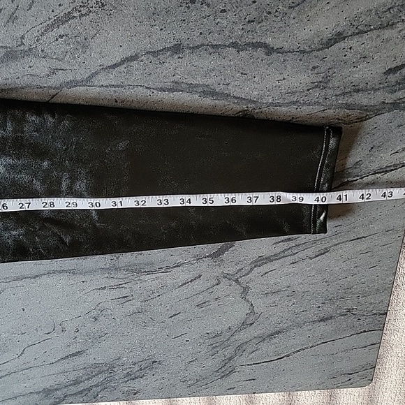 TINSELTOWN Plus Size Faux Leather Pull On Leggings/Pants black 3X NWT - Picture 11 of 16